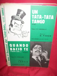 SAMARITAN RICE When I Kiss You + CARLO DAPPORT Aunt Tango 1963 Scores - Picture 1 of 1