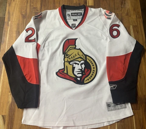 Ottawa Senators Hockey Jersey NHL excellent condition medium reebok Delagarza Cover