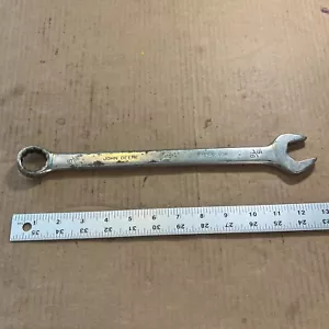John Deere USA TY3515 12-Point SAE 15/16" Combination Wrench Deer Logo - Picture 1 of 6