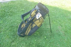 Adams Golf Tight Lies Stand Golf Bag NOS 4Way 6 Pockets Blk/Gold - Picture 1 of 15