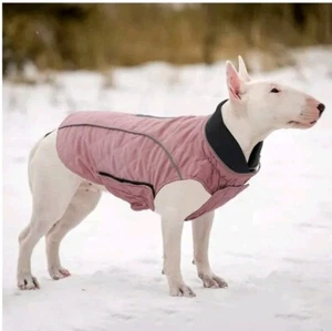 Gilet Pethiy cane clima freddo impermeabile antivento reversibile rosa NUOVO NUOVO CON SCATOLA - Foto 1 di 7