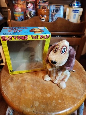 VTG. MARX WIND-UP. BUTTONS THE PUP W/BOX. WORKS! - Image 1 of 4