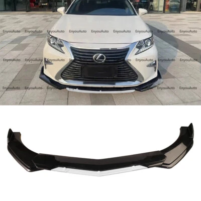 For Lexus RX350 RX450 Front Bumper Lip Spoiler Splitter Gloss Black White - Image 1 of 4