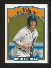 DANIEL CABRERA 2021 Topps Heritage Minor League Base Card GCL Tigers (#154)