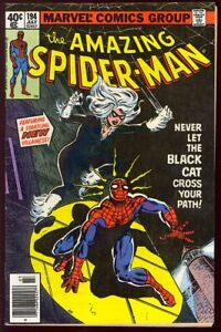 Amazing Spider-Man #194 (Missing Non-Story Pg) 1st App Black Cat Marvel 1979 VG-