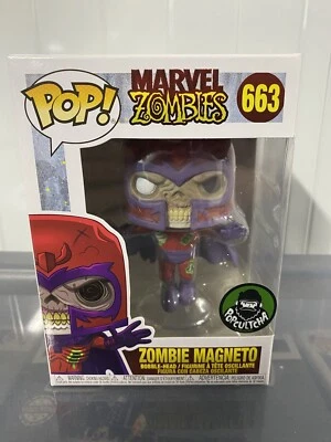 Zombie Magneto X-Men Marvel Funko Pop! Vinilo #663 exclusivo de Popcultcha Foto 1 de 4