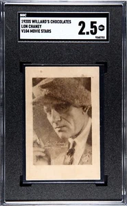 1923 V104 Willards Chocolates Movie Stars LON CHANEY (SGC 2.5 VG+) Frankenstein - Picture 1 of 2