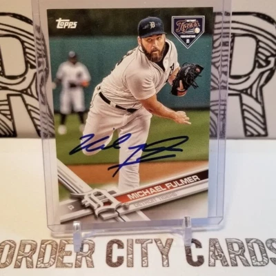 Michael Fulmer 2017 Topps #DTF-3 🔥 Auto Detroit Tigers Foundation 🔥 On-Card  Foto 1 de 2
