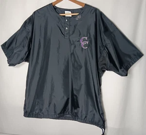 Rawlings Baseball Warm Up Windbreaker Shirt M Jacket Sport Athletic Vented CC - Picture 1 of 18