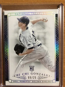 2015 National Treasures Coll. Silver #151 Chi Chi Gonzalez RC Oral Roberts /25 - Picture 1 of 2