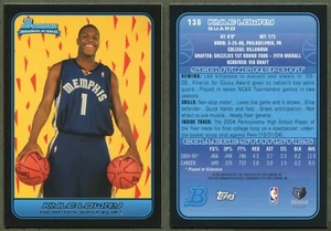 2006-07 Bowman - #136 Kyle Lowry (RC) Memphis Grizzlies - Picture 1 of 1