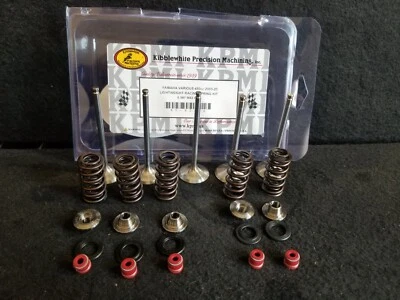 Yamaha YFZ450 STD Kibblewhite White Diamond Stainless Valves Ti Spring Kit Seals - Image 1 of 3