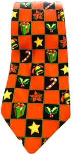Corbata de cuello roja Keith Daniels Hoilday Navidad roja para hombre - Imagen 1 de 4