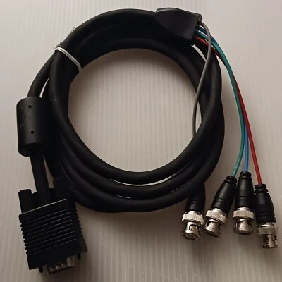 Manhattan DSUB 15 HD - 4 x BNC M/4xM Konverter Adapterkabel - Bild 1 von 4