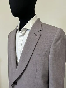 Lovely Paul Smith Soho Fit Micro Houndstooth Jacket - Fish Pattern Lining BNWT - Picture 1 of 12