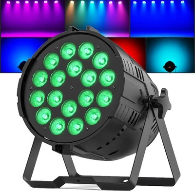 360W 18LED Par Light Stage Light Party Beam Strobe RGBL DMX Club Disco DJ Lights - Image 1 of 4