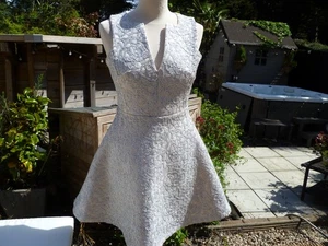 MISS SELFRIDGE SPARKLE SKATER STYLE DRESS SIZE 10 - Picture 1 of 4