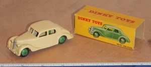 ORIGINAL DINKY TOYS  RILEY SALOON #158, WITH BOX, ENGLAND BY MECCANO - Picture 1 of 9