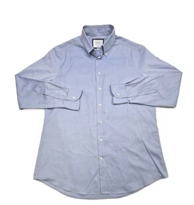 Camisa de vestir Charles Tyrwhitt ajustada manga larga para hombre azul liso talla 16,5 - Imagen 1 de 9