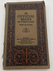Vintage 1926 Hoyle Up To Date Official Rules Of Card Games Book 4th Print - Picture 1 of 8