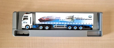 Herpa 09.38069-0270 MAN TGA 33.530 PRIME MOVERS MAN B&W centinato OVP 1:87 - Immagine 1 di 3