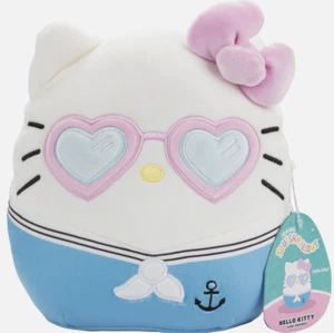 Squishmallows 8" Hello Kitty Sailor - Official Kellytoy Sanrio Plush- BRAND NEW! - Picture 1 of 3
