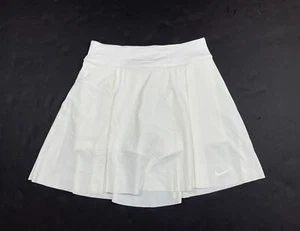 Nike Dri-FIT Women's Size L White Pleated Golf Tennis Skirt Lined 17" DD0350–100 - Picture 1 of 9