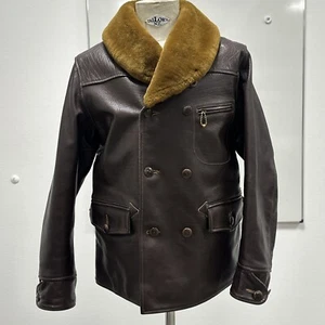 BUZZ RICKSON'S Aviator Motorradjacke von Aviation Associates Braun Gr 40/L 👍 - Bild 1 von 24