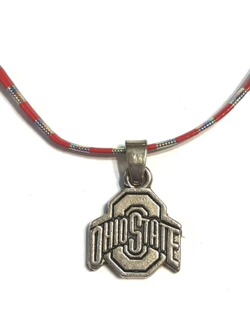 OHIO STATE Necklace Silver Charm With LOGO Buckeyes NCAA - US Seller FREE SHIP Cover