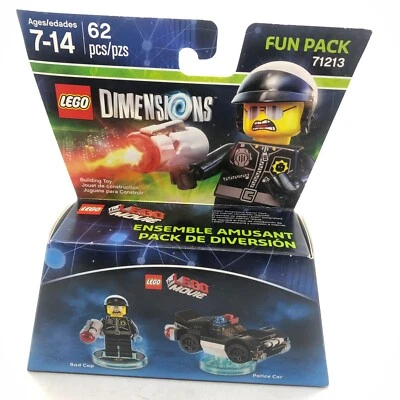 LEGO Dimensions The Lego Movie Bad Cop with Police Car Fun Pack 71213 New In Box - Image 1 of 4