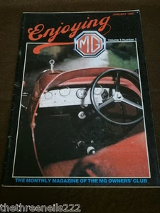ENJOYING MG - JAN 1985 VOL 5 # 1 - Picture 1 of 1
