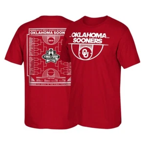 Oklahoma Sooners NCAA Adidas 2016 March Madness Men's Red T-Shirt - Picture 1 of 3