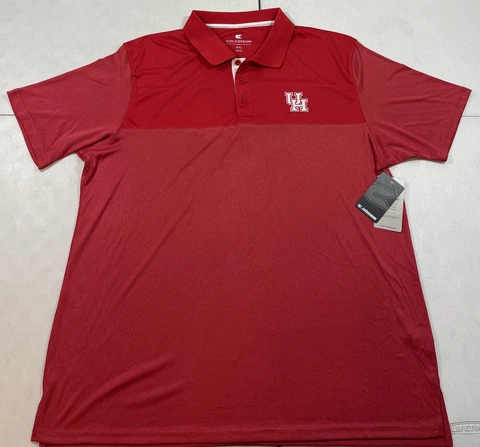 University of Houston Cougars Colosseum Short Sleeve Polo Shirt Men’s Size 2XL Cover