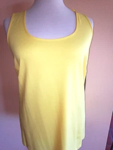 Sempre pui by Chalou mod. Trägertop Damen  gelb Gr. 48 große Größen - Bild 1 von 6