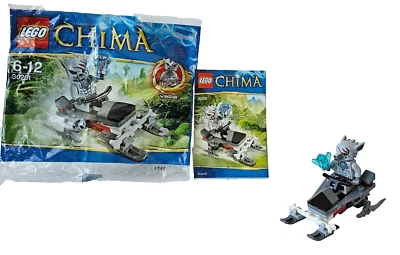 LEGO LEGENDS OF CHIMA: Winzar's Pack Patrol (30251) Completo con Instrucciones En muy buena condición Foto 1 de 4