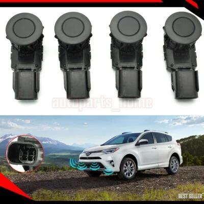 Sensor de estacionamiento 4 parachoques negro 893410C010 para Toyota RAV4 Tacoma Tundra 2014-2018 Foto 1 de 4