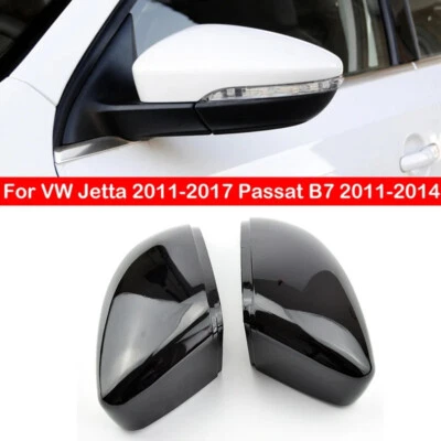 Pair Left & Right Rear View Mirror Cover Cap For VW Beetle Jetta Passat  2011-17 — 第 1/4 张图片