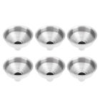  6 Pcs Kitchen Funnel Flagon Special Stainless Funnels Pearlescent