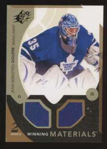 2010-11 UD SPx Hockey Jean-Sebastien Giguere Maple Leafs Dual Patch & Bonus - Picture 1 of 2