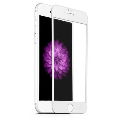Nuglas 0.3mm 3D Tempered Glass Full Screen Protector White iPhone 6Plus, 6S Plus - Image 1 of 4