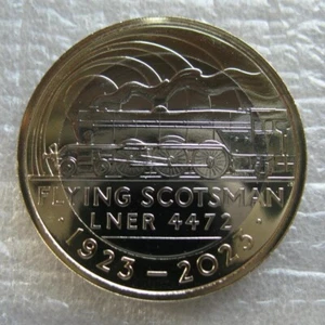 Great Britain UK 2023 2 Pounds Flying Scotsman LNER 4472 Bi-metallic Coin - Picture 1 of 2