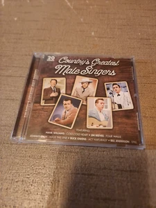 Country's Greatest Male Singers 20 Songs CD Hank Williams - Jim Reeves & More - Picture 1 of 3