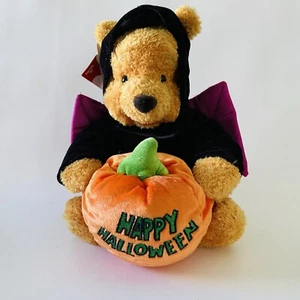 Disney Store Winnie the Pooh Happy Halloween Bat Costume Plush with Tags 12" - Picture 1 of 11