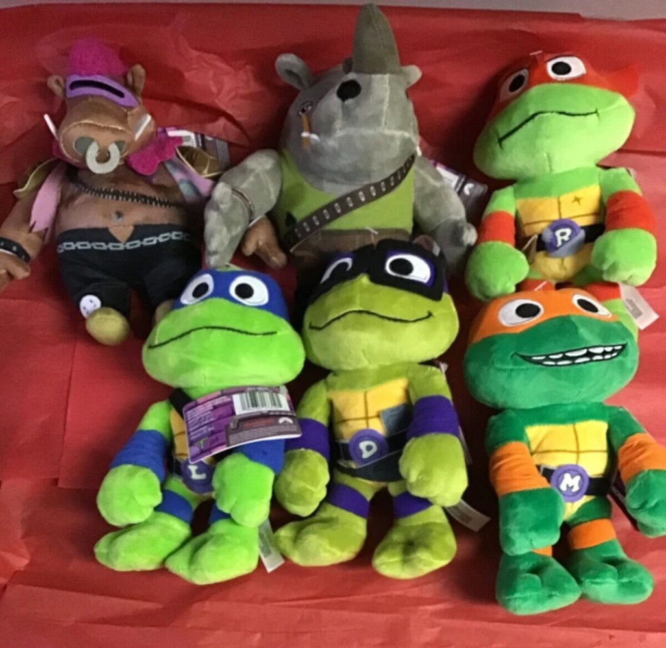 8" Bebop Plush Pig Teenage Mutant Ninja Turtles Mutant Mayhem 2023 Mattel