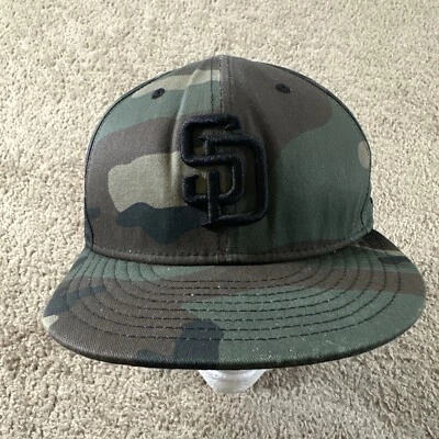 Gorra de los Padres de San Diego para adulto 7 3/4 camuflada New Era 59Fifty ajustada MLB Foto 1 de 4