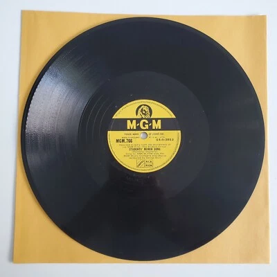IMPORT Ann Blyth Students' March Song/Deep In My Heart Dear 10" 78 RPM MGM 766 - Image 1 of 4