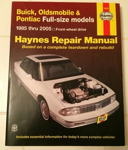 Haynes Repair Manual 19020: Buick Oldsmobile Pontiac Full-Size Models 1985-2005 - Imagen 1 de 3