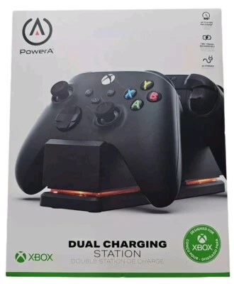 PowerA Dual Charging Station for Xbox Series X & One - Black Wireless Controller - Image 1 of 4