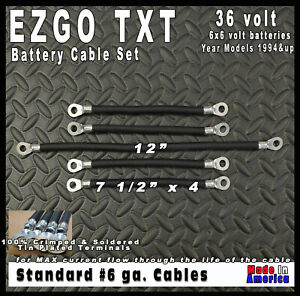Battery Cable Golf Cart Cables & Parts for E-Z-GO for sale | eBay
