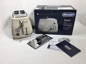 DeLonghi Pop-up Toaster ICONA Collection CTOV2003J-BG 100V - Picture 1 of 20